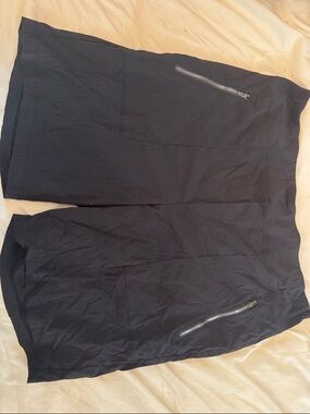 Athleta Black Bermuda Shorts with Zip Pockets